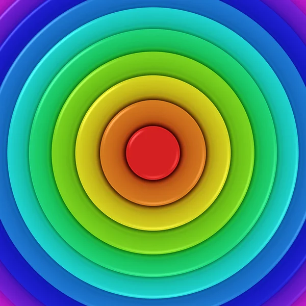 放射状の虹 — ストック写真