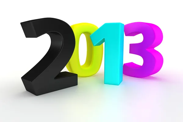 CMYK year 2013 — Stock Photo, Image