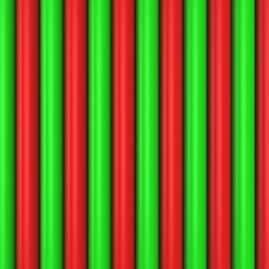 Kırmızı ve yeşil desen