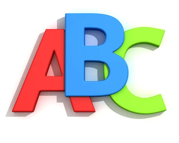 ABC letters — Stock Photo, Image