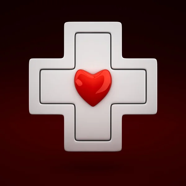 Bantuan jantung — Stok Foto
