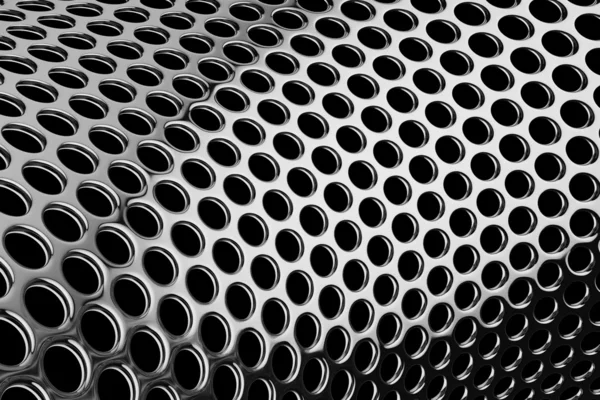 Perforated cylindrical pattern — Stock Photo, Image