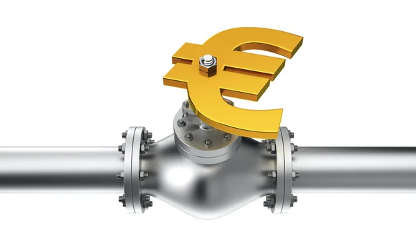 Euro pipeline — Stock Photo, Image