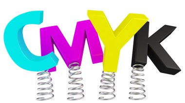 CMYK yaylar üzerinde