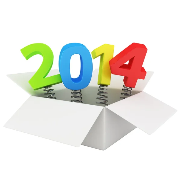2014 in the box — Stock Photo, Image