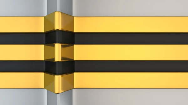 Gold and black stripe — Stock Photo, Image