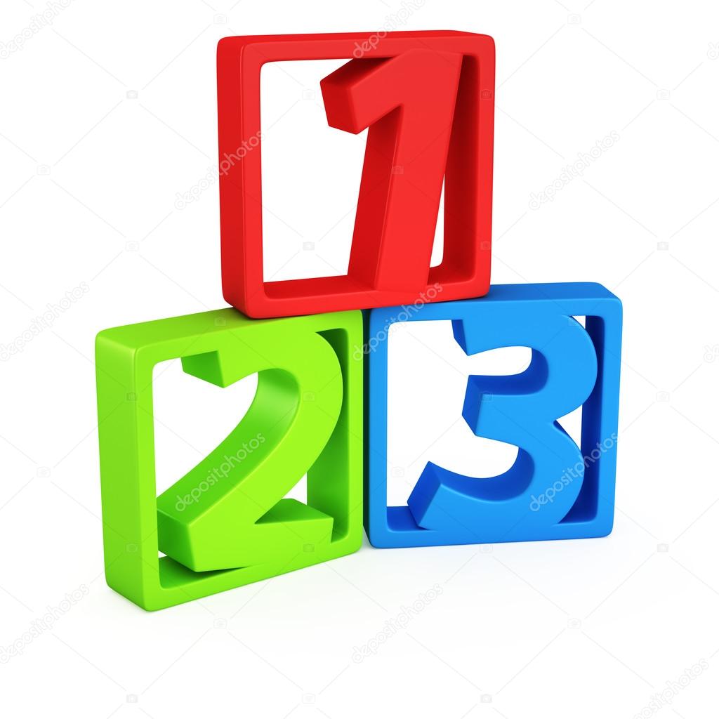 Cijfers 1, 2, 3 — Stockfoto © timbrk #24169845