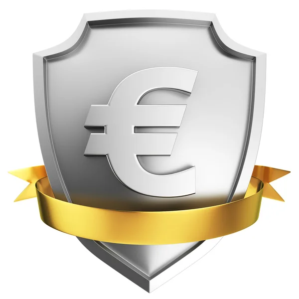 Tarcza euro — Zdjęcie stockowe