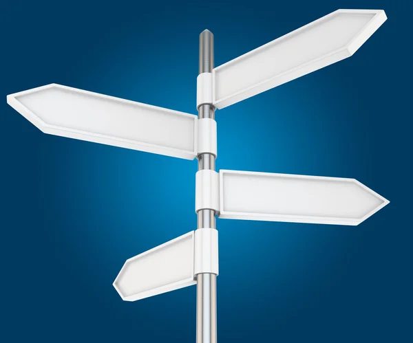 Four ways directions — Stock Photo, Image