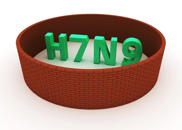 Quarentena H7N9 — Fotografia de Stock