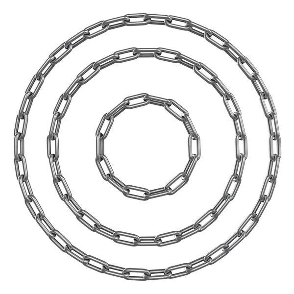 Kruhy řetězů — Stock fotografie