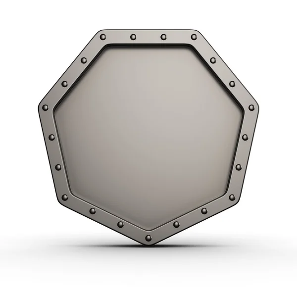 Blank armored icon — Stock Photo, Image