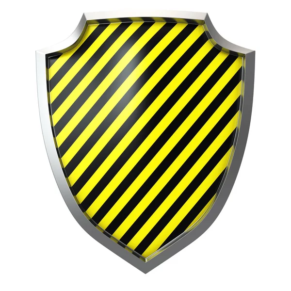 Warning shield — Stock Photo, Image