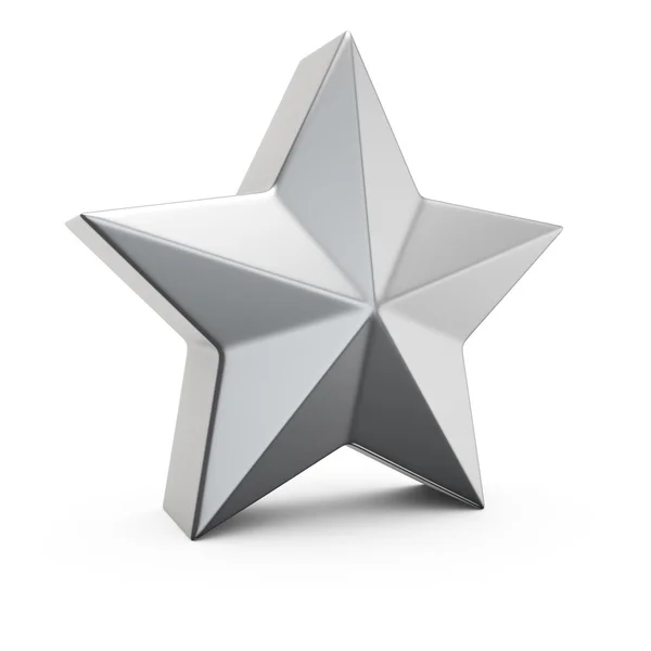 Estrela cromada — Fotografia de Stock