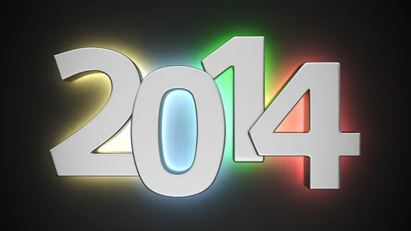 Illuminated 2014 — Stock Photo, Image