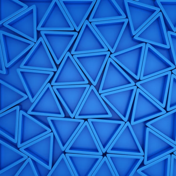 Blauwe driehoekjes — Stockfoto