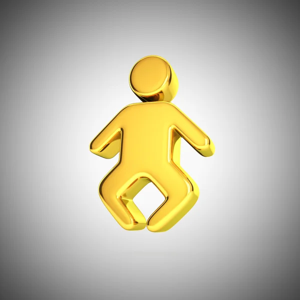 Shiny baby symbol — Stock Photo, Image