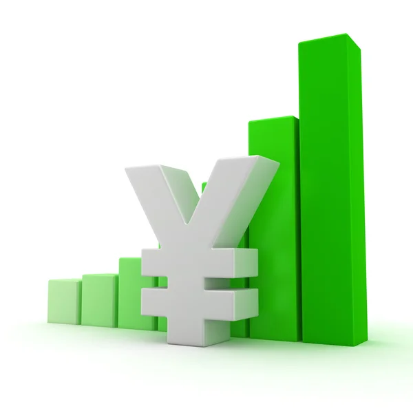 Wachstum des Yen — Stockfoto