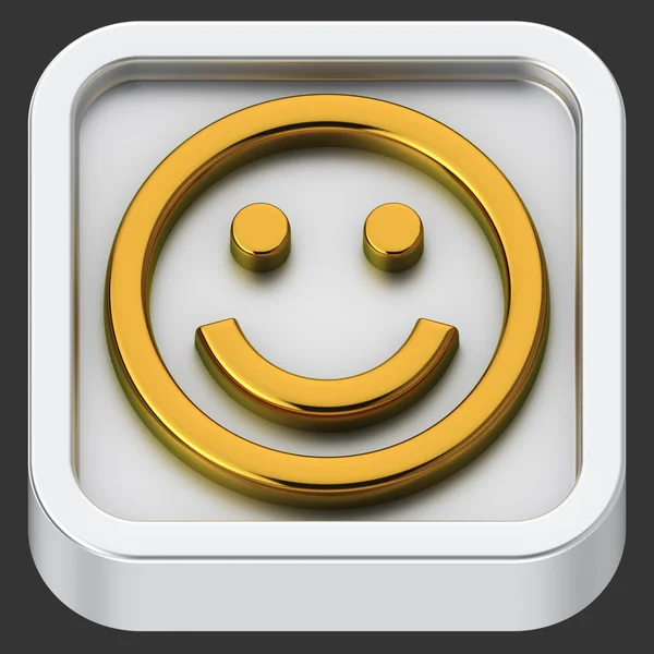 Aplicativo feliz — Fotografia de Stock