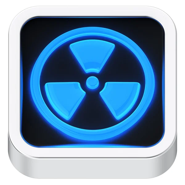 Radiation luminous icon — Stock Photo, Image