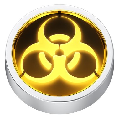 Biohazard yuvarlak simge