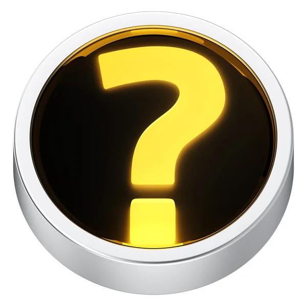 Question mark round icon — Stock Photo, Image