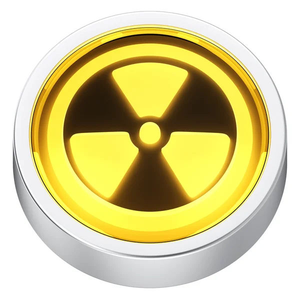 Radiation round icon — Stock Photo, Image