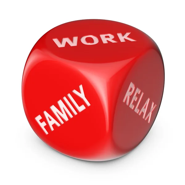Trabalho ou família ? — Fotografia de Stock