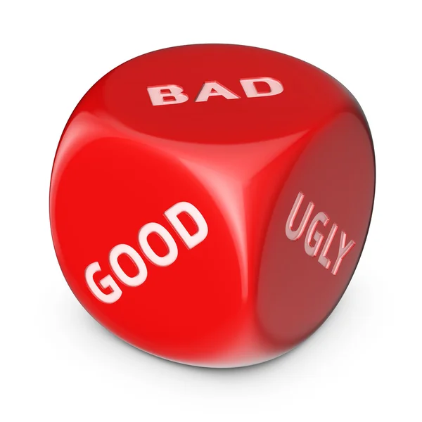 Jó, rossz vagy csúnya? — Stock Fotó