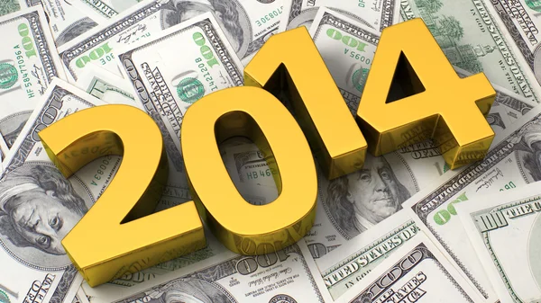 Financial year 2014 — Stock Photo, Image