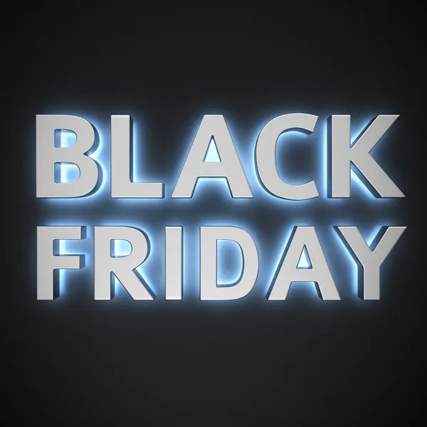 Luminous Black Friday — Stock Photo, Image