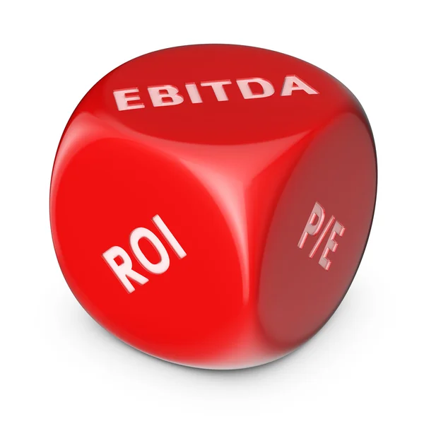 Investment dice — Stock Photo, Image