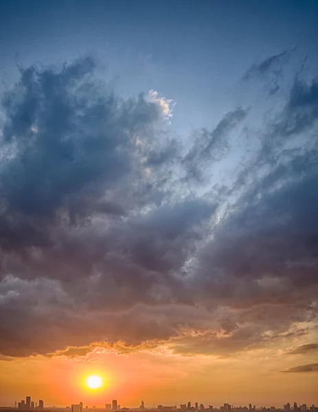 Sunset in Bangkok — Stock Photo, Image