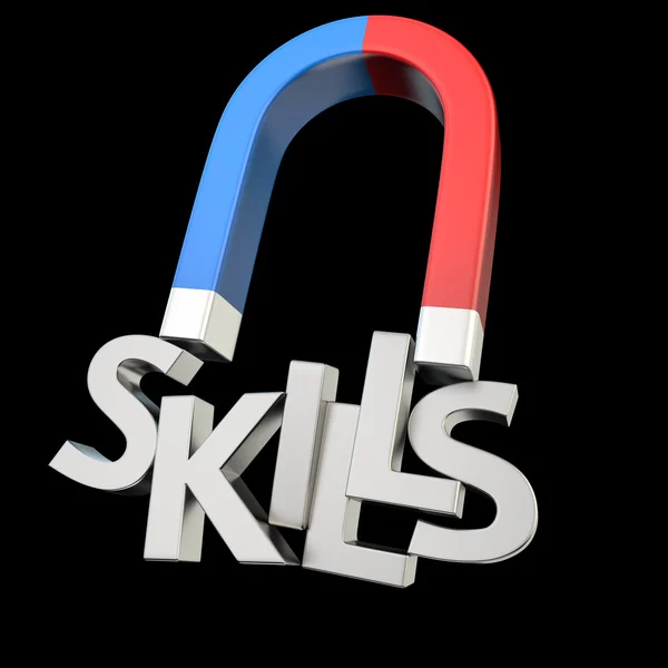 Skills magnet — Stock Photo, Image