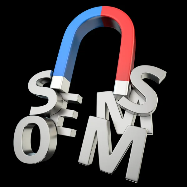 SEO magnet — Stock Photo, Image
