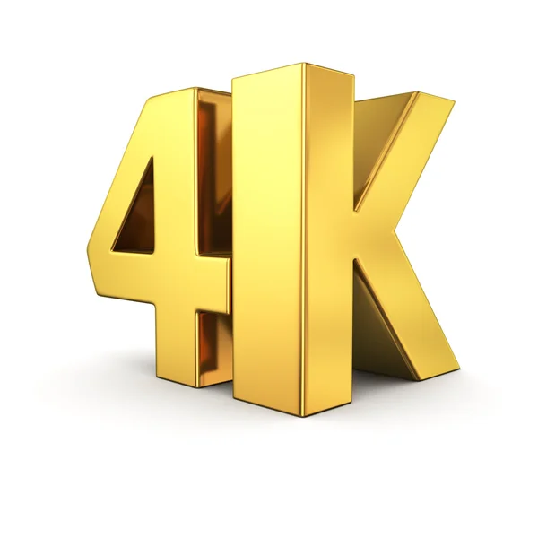 金 4 k — 图库照片