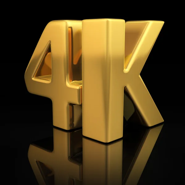 4 k brieven — Stockfoto