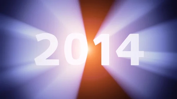 Illuminated 2014 — Stock Photo, Image