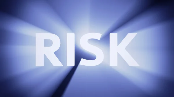 Işıklı risk — Stok fotoğraf