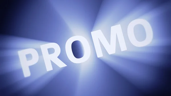 Illuminated PROMO — Stock Photo, Image