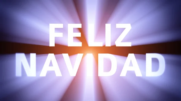 Belysta feliz navidad — Stockfoto