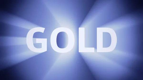 Illuminated GOLD — Stock Photo, Image