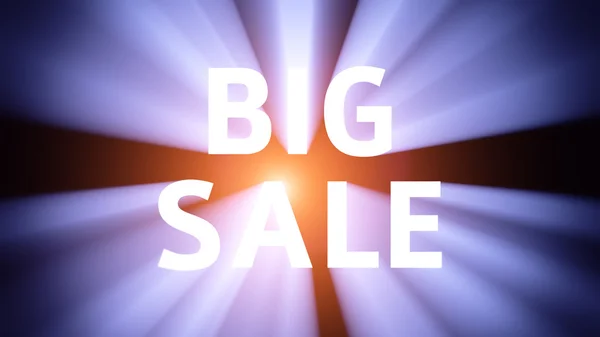 Illuminated BIG SALE — Stock Photo, Image