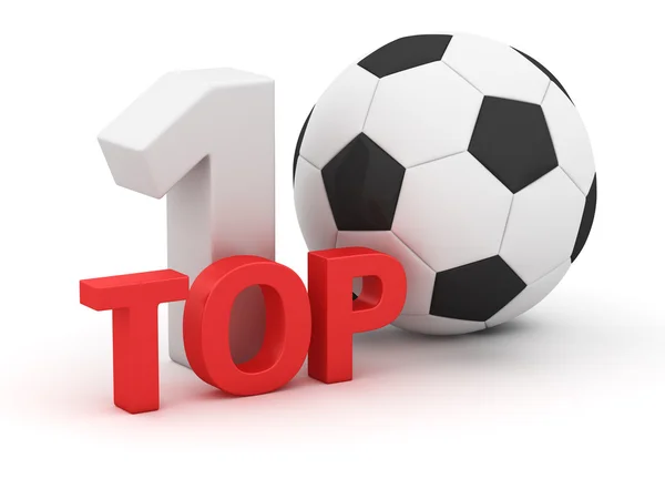 Futebol Top 10 — Fotografia de Stock