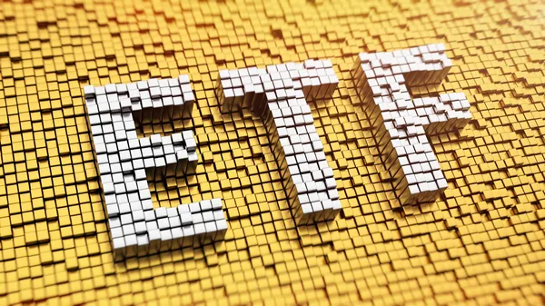 Pixelated Etf — Stok fotoğraf