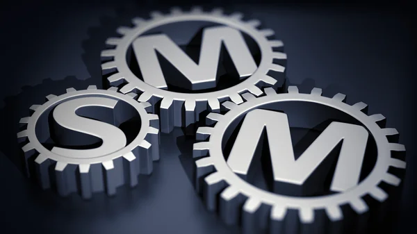 SMM gears — Stock Photo, Image