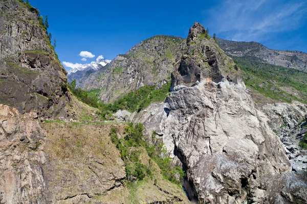 Красивий краєвид в Гімалаях — стокове фото