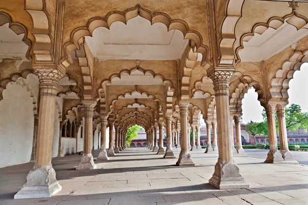 Many arches inside Red Fort — Stock Photo, Image