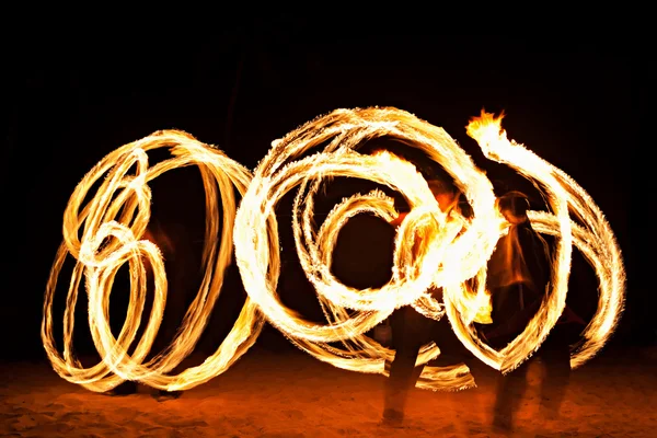 Spettacolo di fuoco — Foto Stock