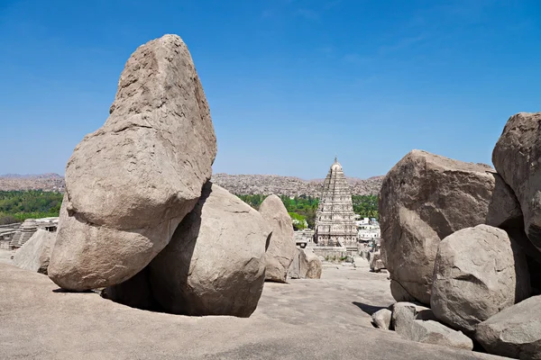 Górnej świątyni, hampi — Zdjęcie stockowe